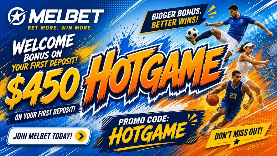 Melbet welcome bonus: how the HOTGAME promo code works on a first deposit
